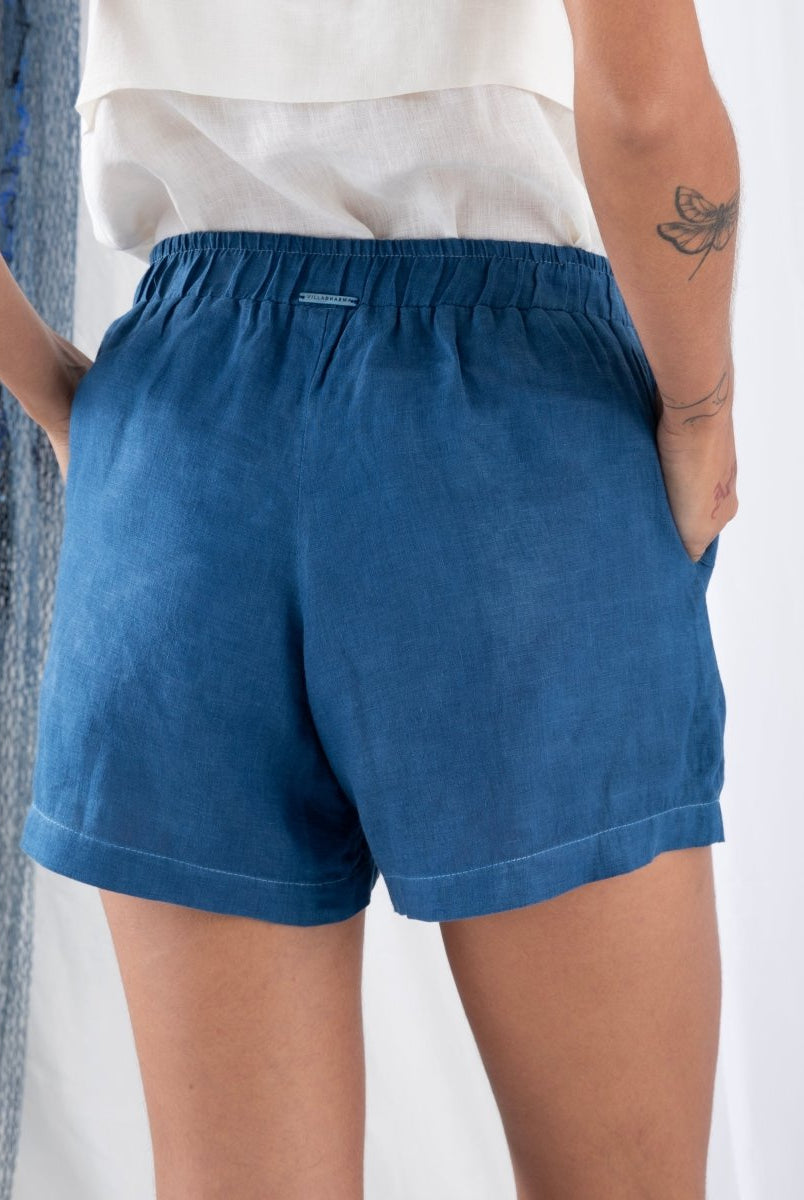 Shorts em Linho BEIRA MAR - Villa Dharma Rouparia Consciente
