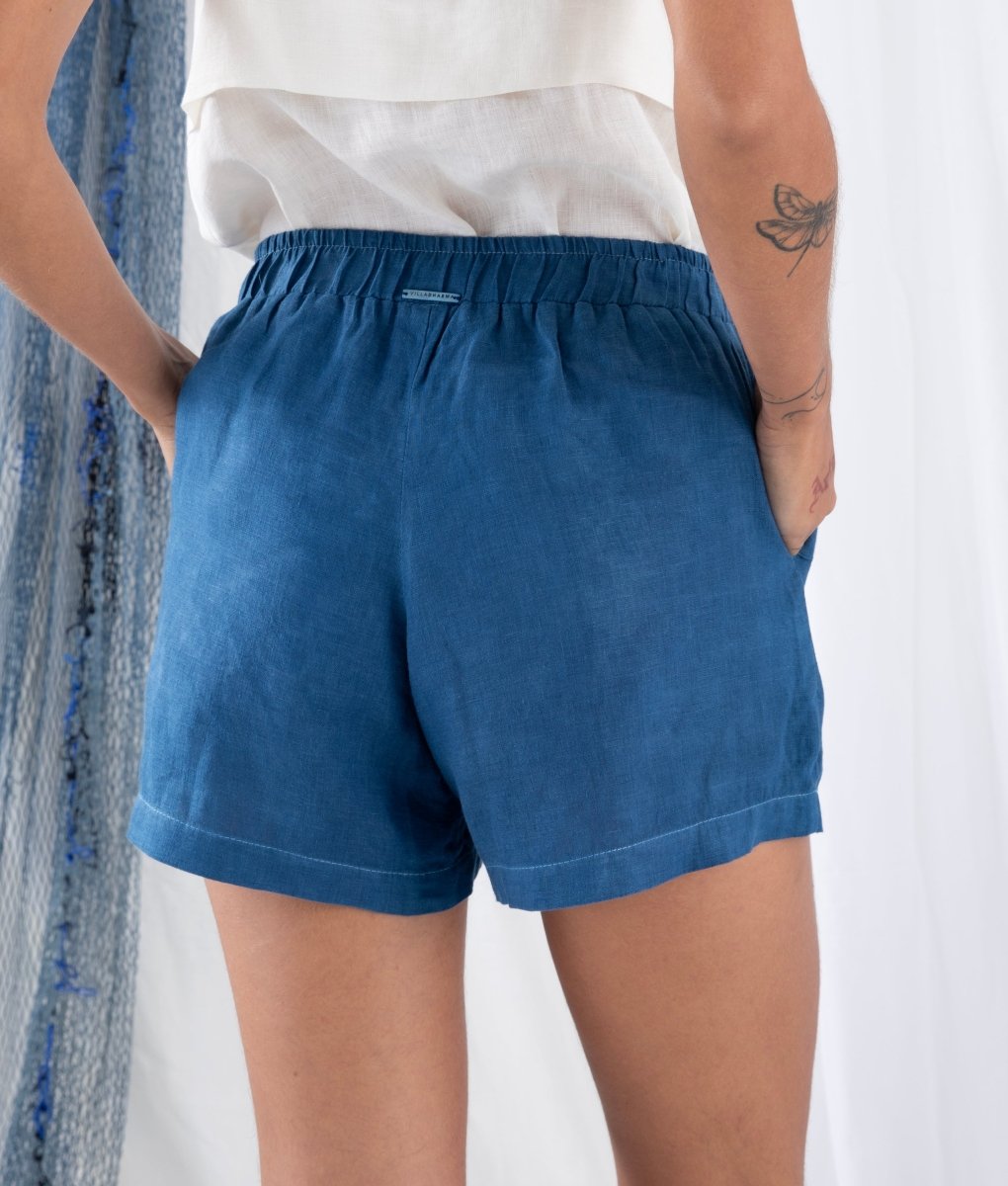 Shorts em Linho BEIRA MAR - Villa Dharma Rouparia Consciente