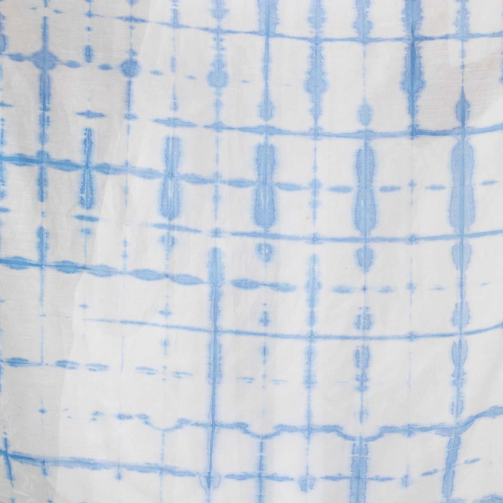 Hand painted silk pareo scarf ATLÂNTICO