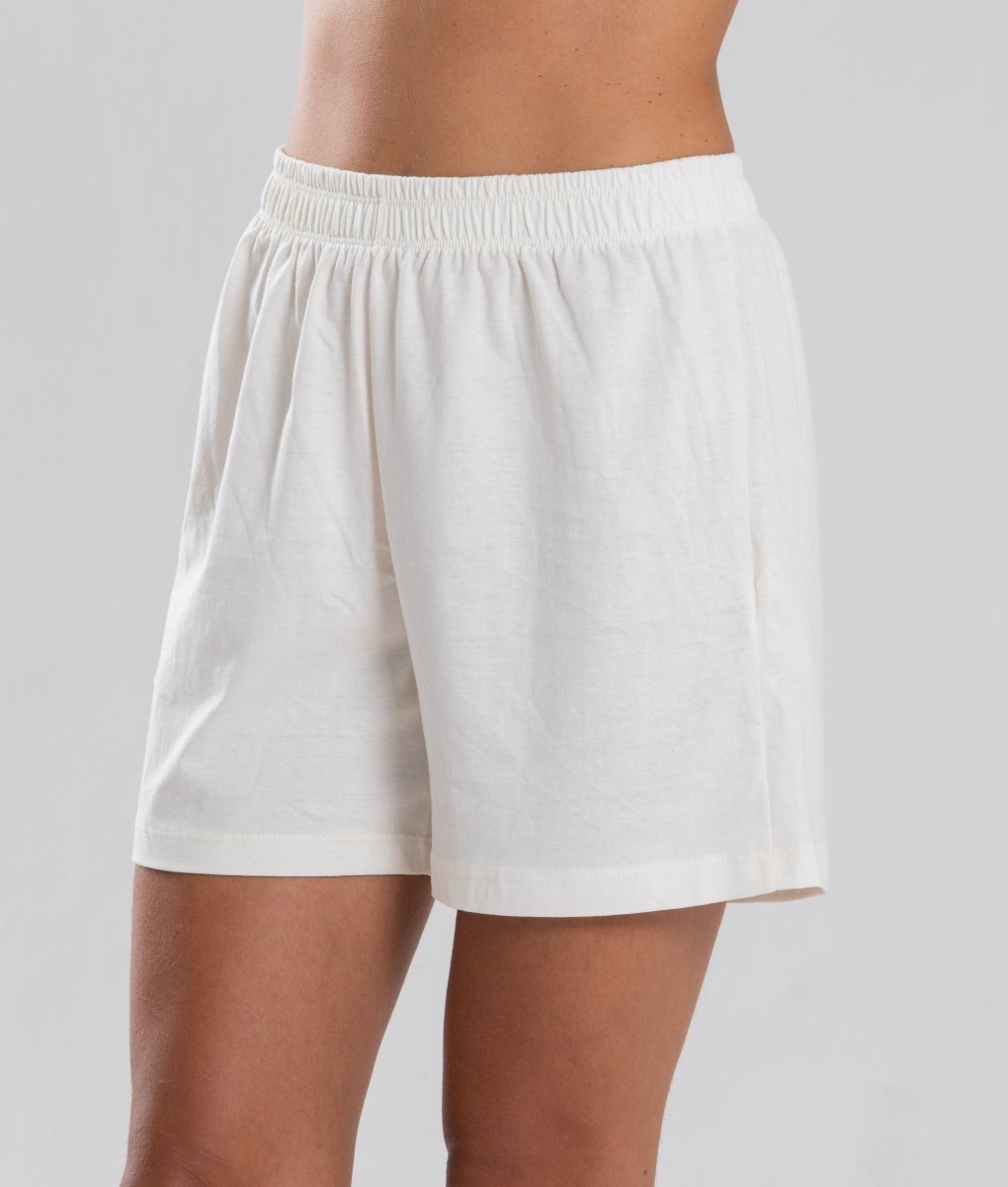 Conjunto Pijama Curto em Algodão Orgânico RENOVAR - Villa Dharma Rouparia Consciente