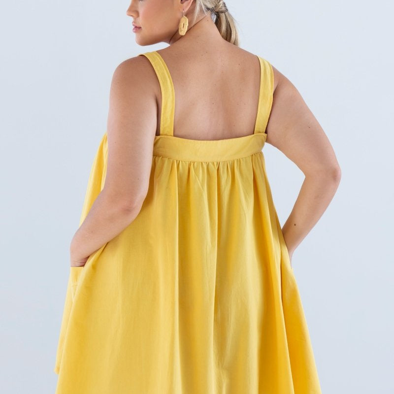 Vestido Bata com Bolsos em Tricoline COLORIR - Villa Dharma Rouparia Consciente