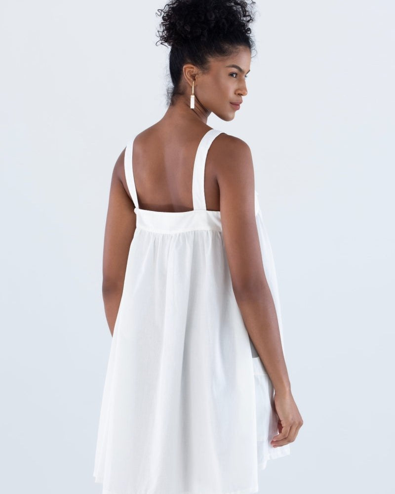 Vestido Bata com Bolsos em Tricoline COLORIR - Villa Dharma Rouparia Consciente