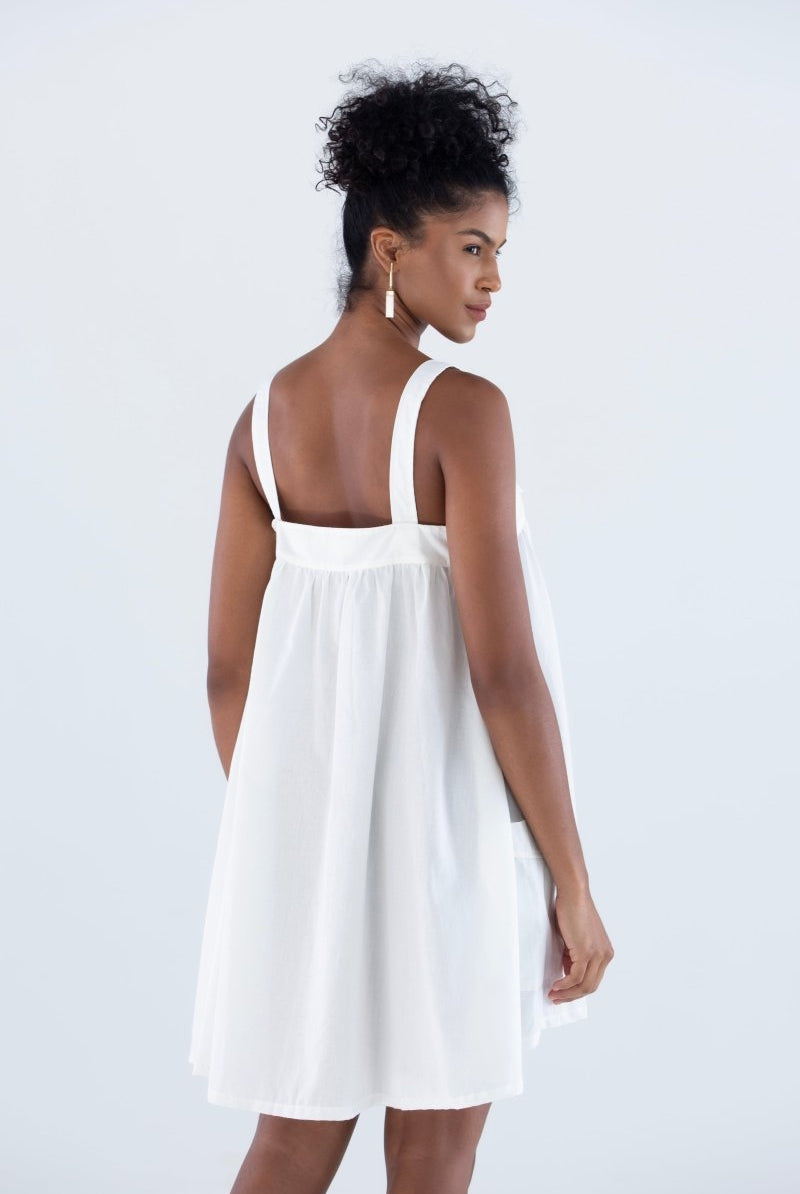 Vestido Bata com Bolsos em Tricoline COLORIR - Villa Dharma Rouparia Consciente
