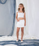 INAÊ Children's Ruffle Top and Shorts Skirt Set