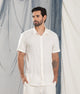 Camisa Masculina Manga Curta em Linho SEMEAR