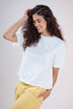 Camiseta Feminina Gola Redonda em Malha de Algodão Orgânico Mangará